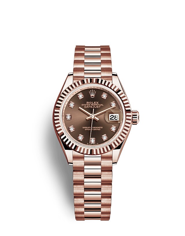 Chasy Rolex Datejust Oyster 31 Mm Zoloto Everose M278275 0031 Mercury