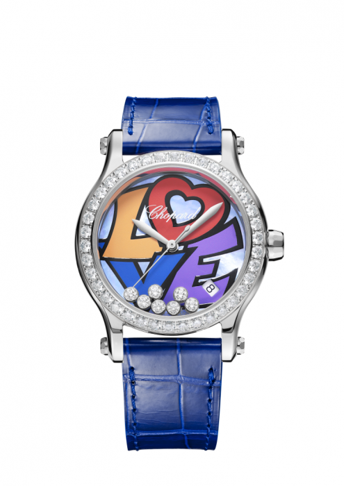Часы Chopard Happy Love с плавающими бриллиантами
