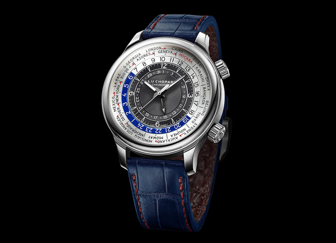 Ворлдтаймер Chopard L.U.C Time Traveller One, выпущенный лимитированной серией из 15 экземпляров специально для Mercury