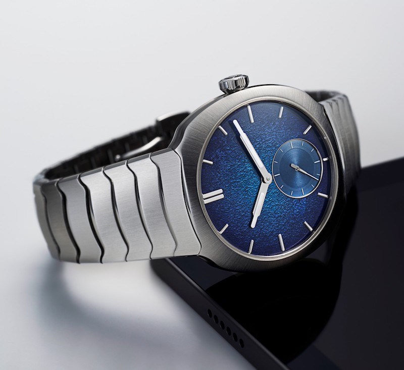  Часы H.Moser&Cie Streamliner Small Seconds Blue Enamel в 39 мм корпусе из стали 