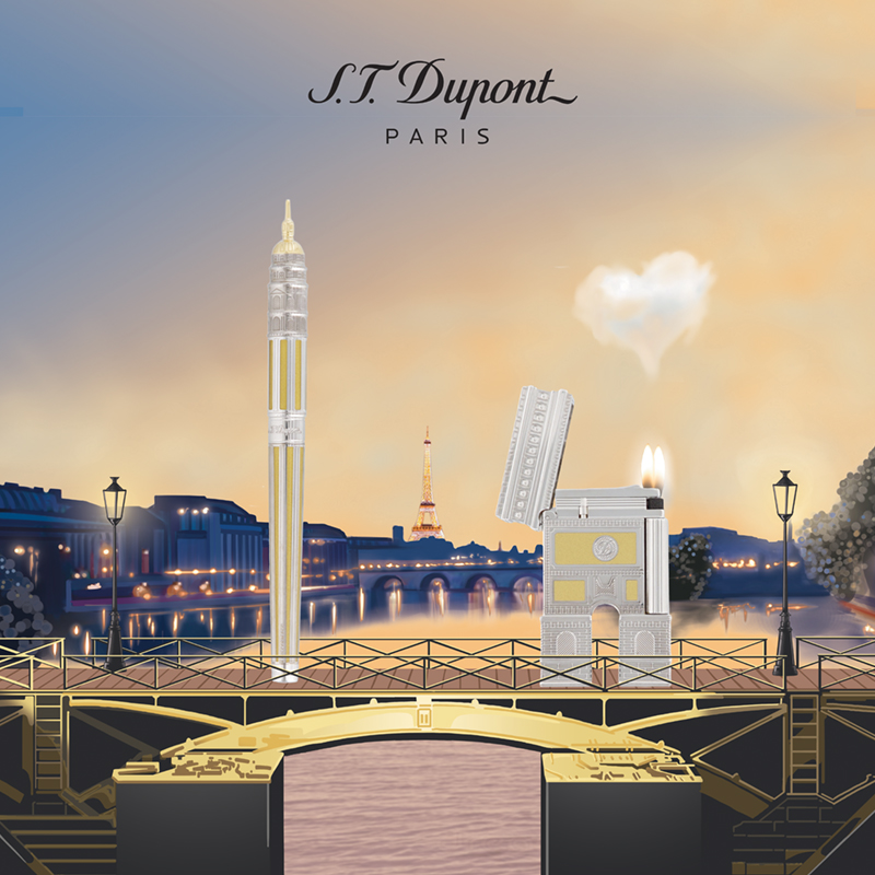 Аксессуары S.T. Dupont из коллекции S.T. Dupont Loves Paris