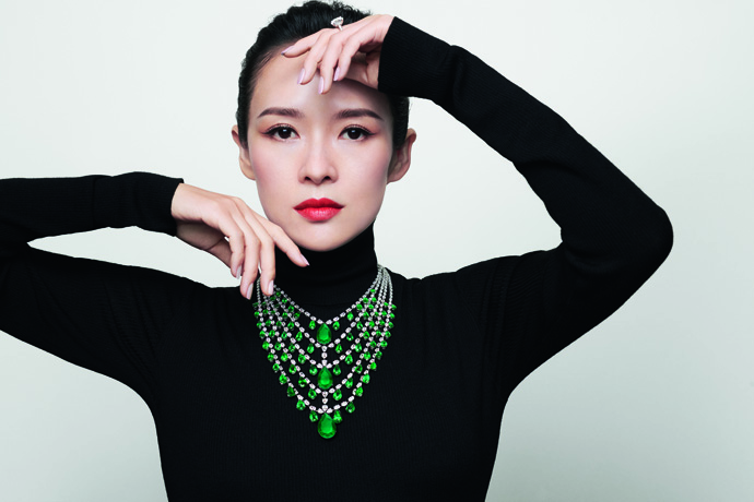 В колье Chopard High Jewellery