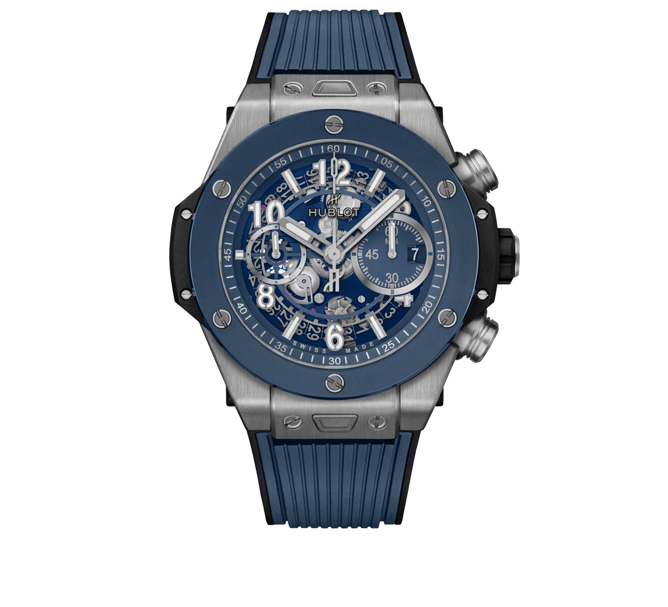 Часы Unico Titanium Blue HUBLOT Big Bang 421.NL.5170.RX - фото 1 – Mercury