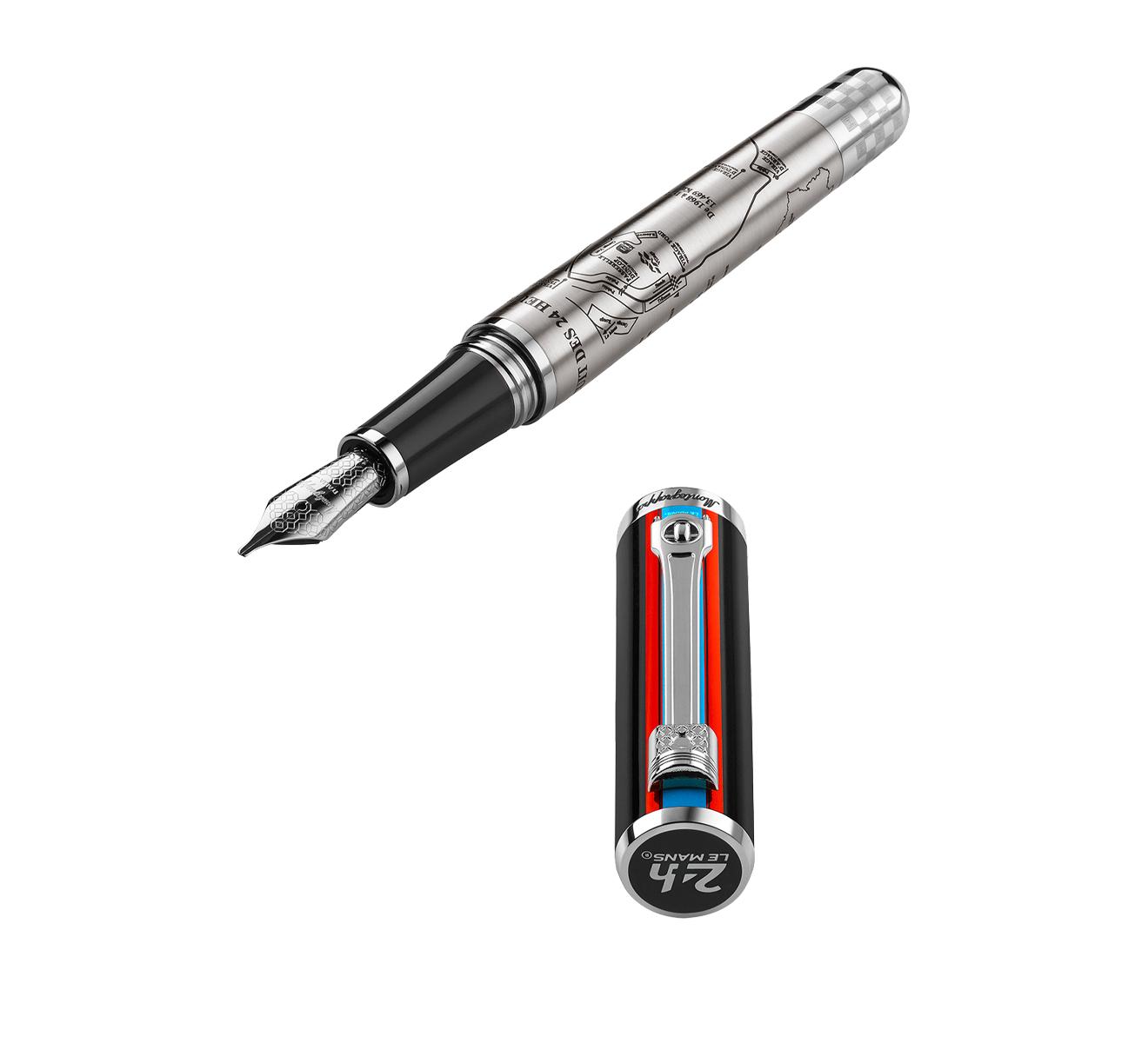 Перьевая ручка Montegrappa 24h Le Mans IS24R2IC - фото 3 – Mercury