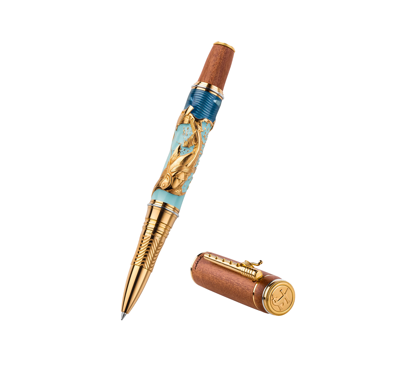 Ручка-роллер Montegrappa The Old Man And The Sea ISOSNR3S - фото 3 – Mercury