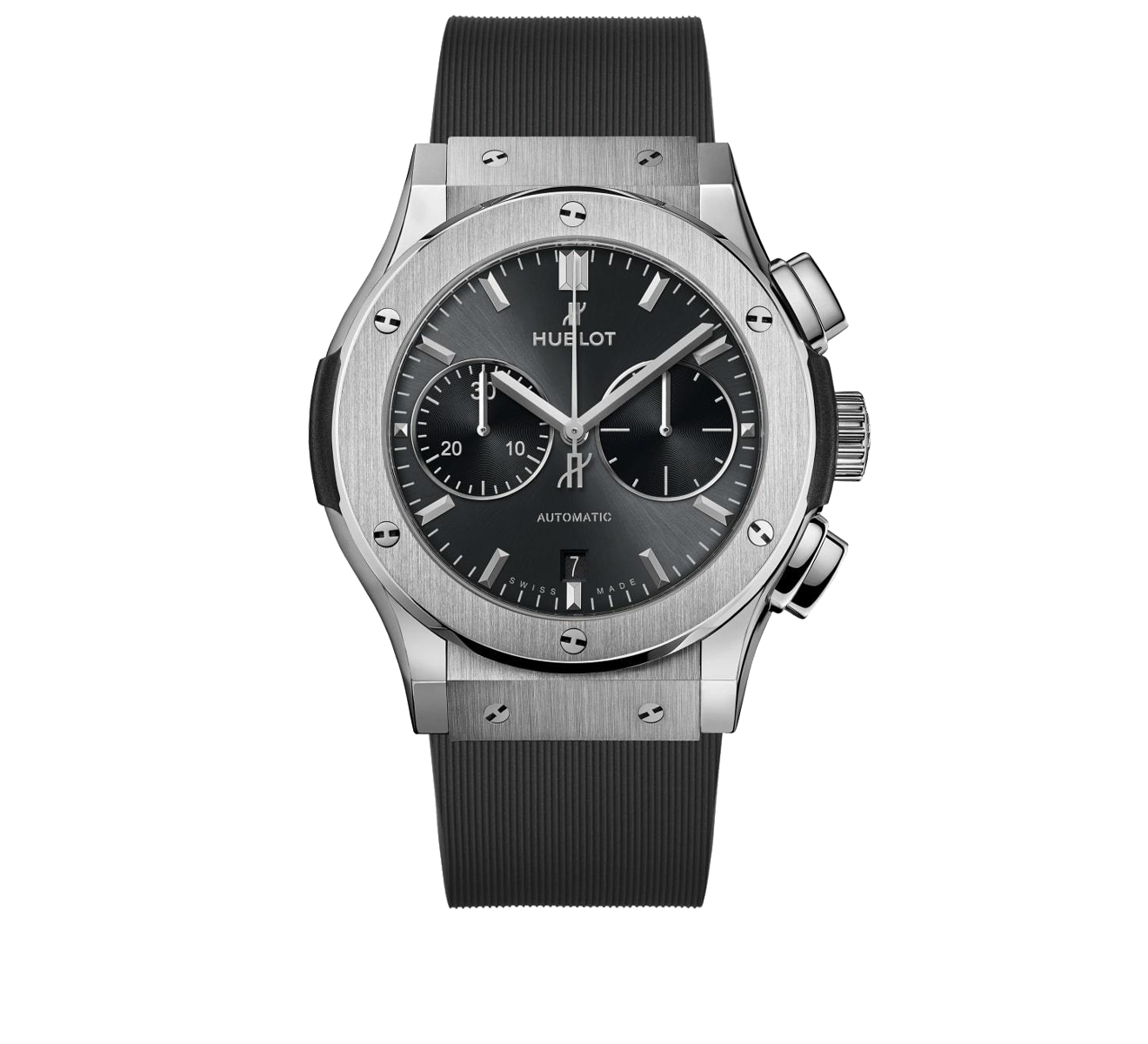 Часы Racing Grey Chronograph Titanium HUBLOT Classic Fusion 521.NX.7071.RX - фото 1 – Mercury