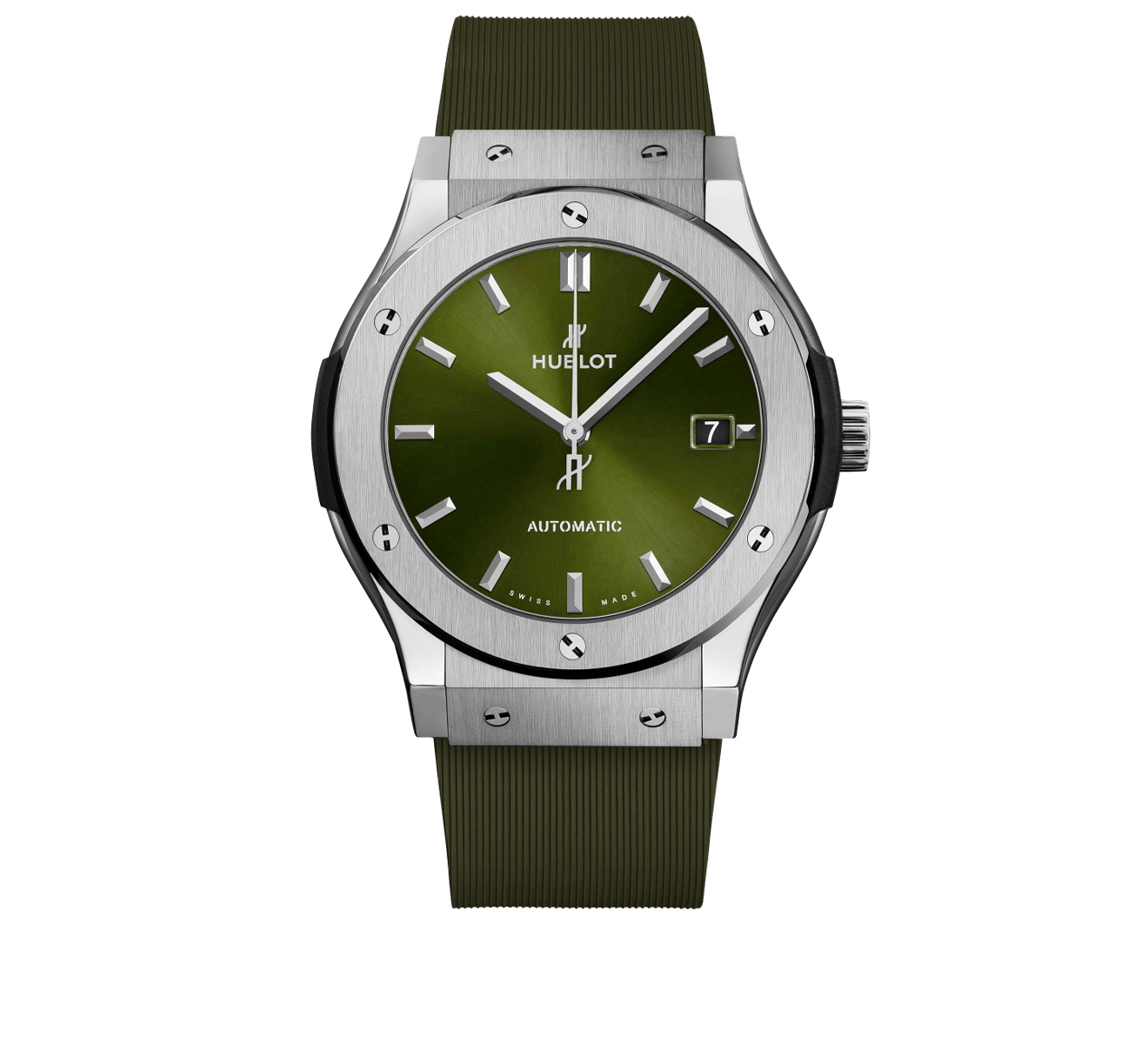 Часы Titanium Green HUBLOT Classic Fusion 511.NX.8970.RX - фото 1 – Mercury