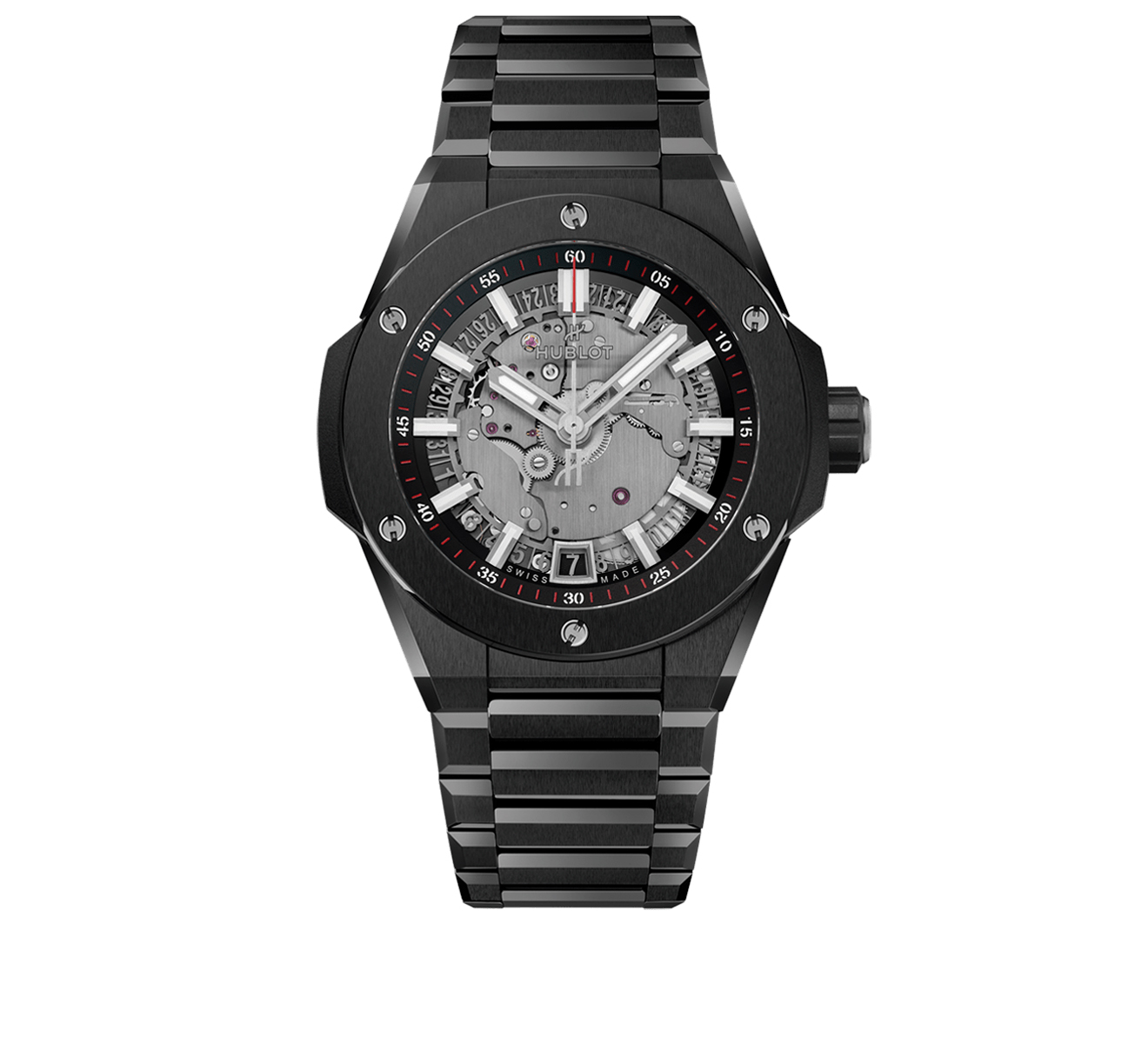 Часы Integrated Time Only Black Magic HUBLOT Big Bang 456.CX.0170.CX - фото 1 – Mercury