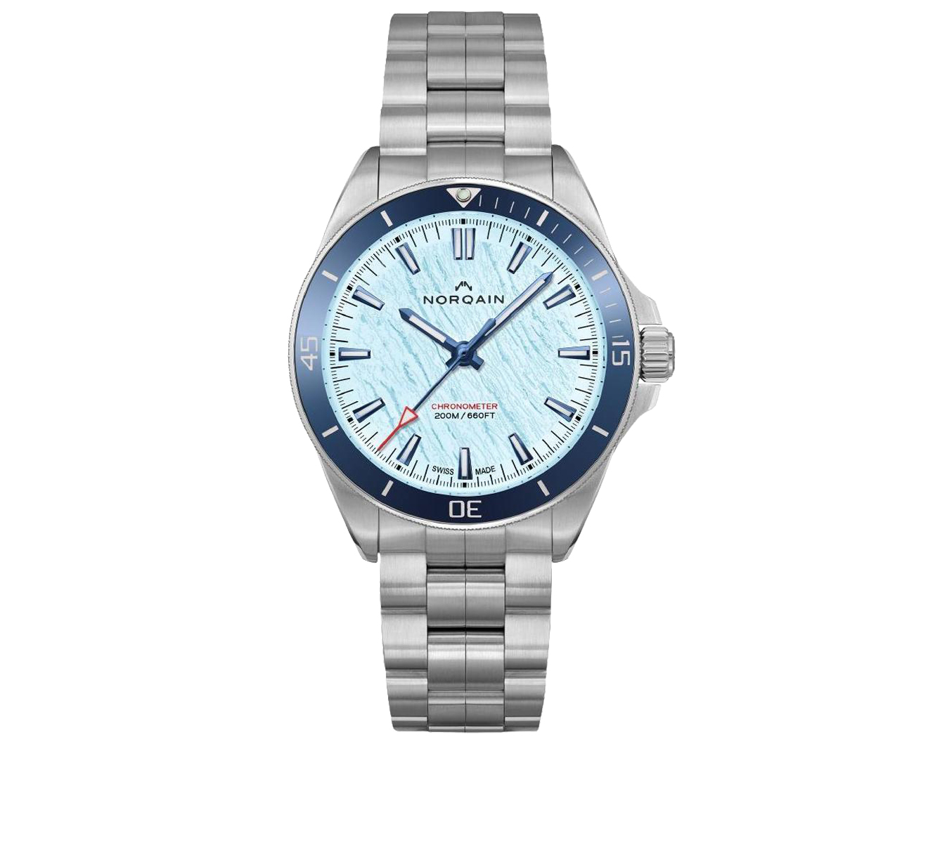 Часы Adventure Neverest Glacier Ice Blue NORQAIN Adventure NN1001SC2CA/IAGL109/150SS - фото 1 – Mercury