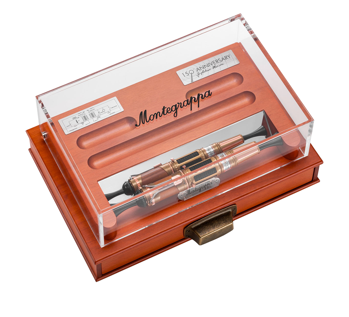 Ручка-роллер Montegrappa Marconi Model 150 ISGMNRBW - фото 4 – Mercury