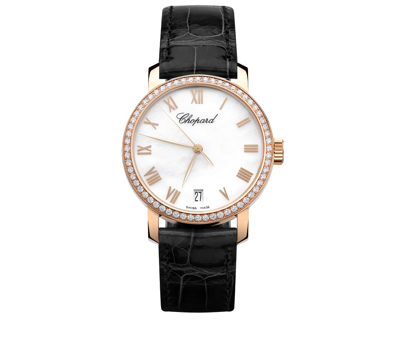 Chopard gold watch hotsell