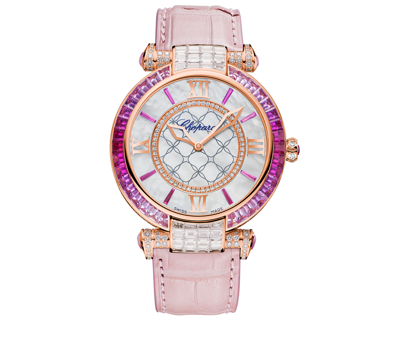 Chopard watch full diamond best sale