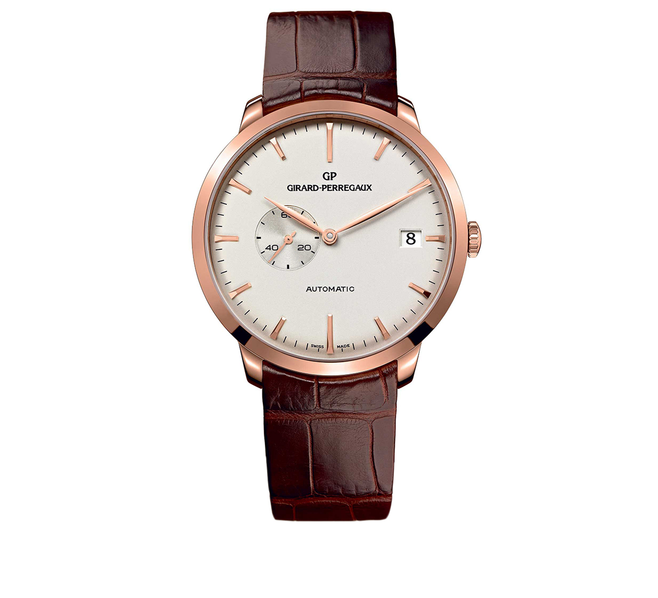 Rose Gold Date White GIRARD PERREGAUX 1966 49543 52 131 BKBA