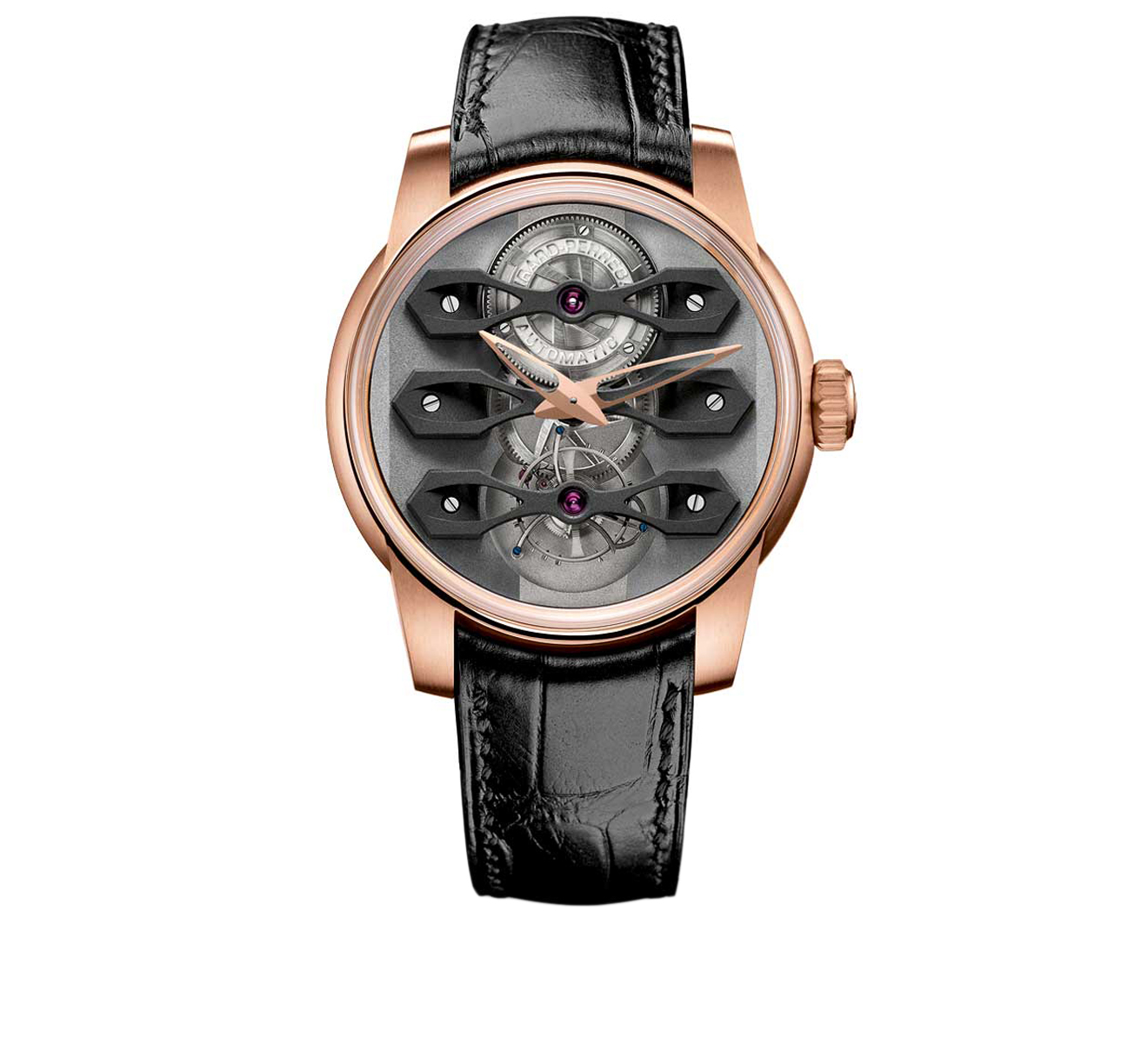 Tourbillon With 3 DLC Titanium Bridges GIRARD PERREGAUX Haute