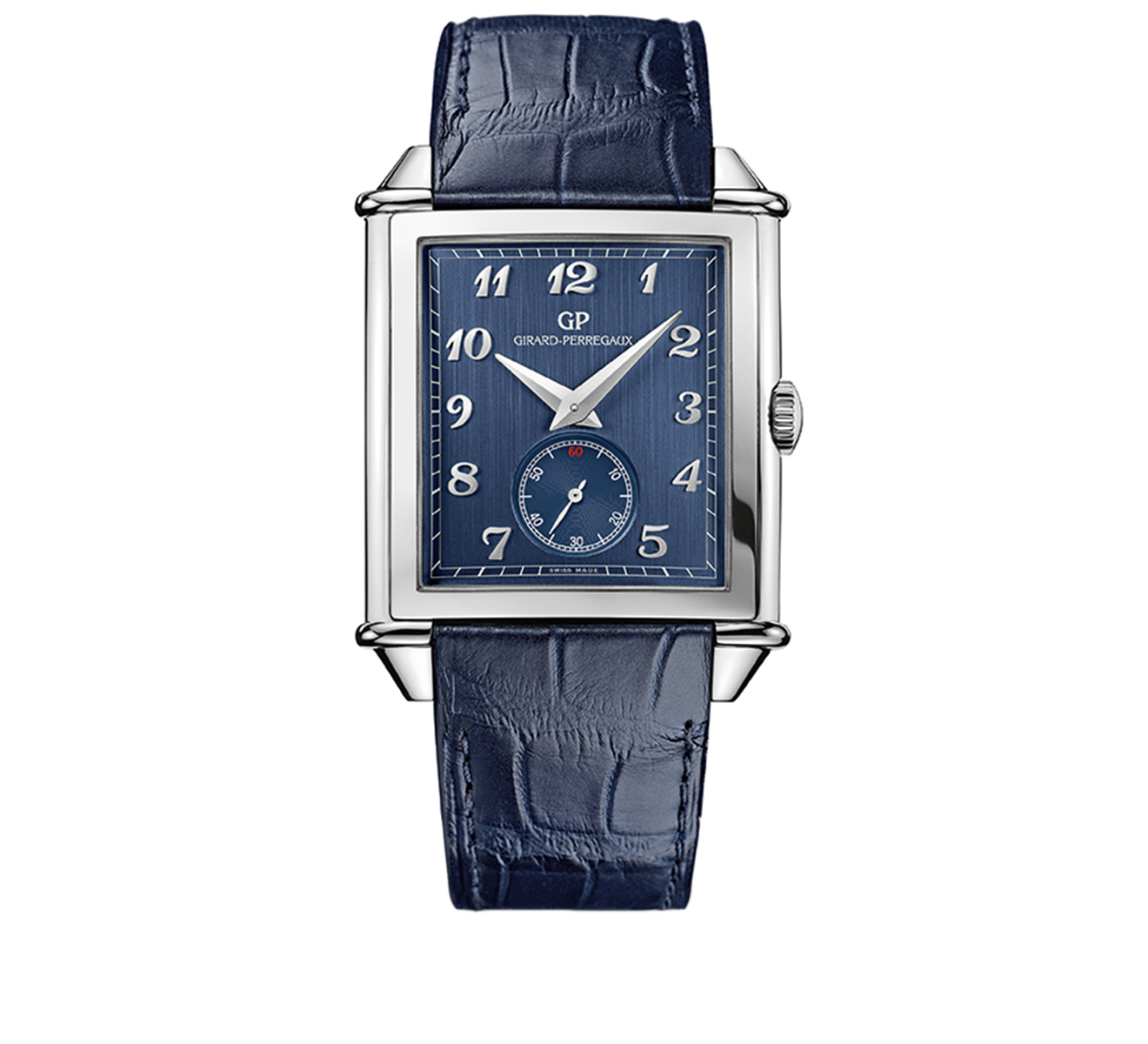 XXL Steel Small Seconds Blue GIRARD PERREGAUX Vintage 1945