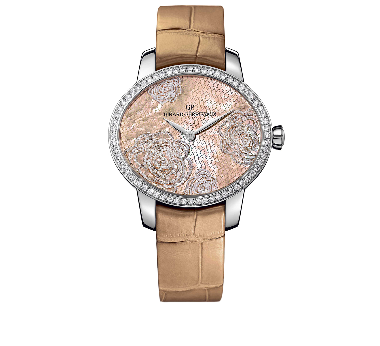 Bloom Steel Beige Dial GIRARD PERREGAUX Cat s Eye