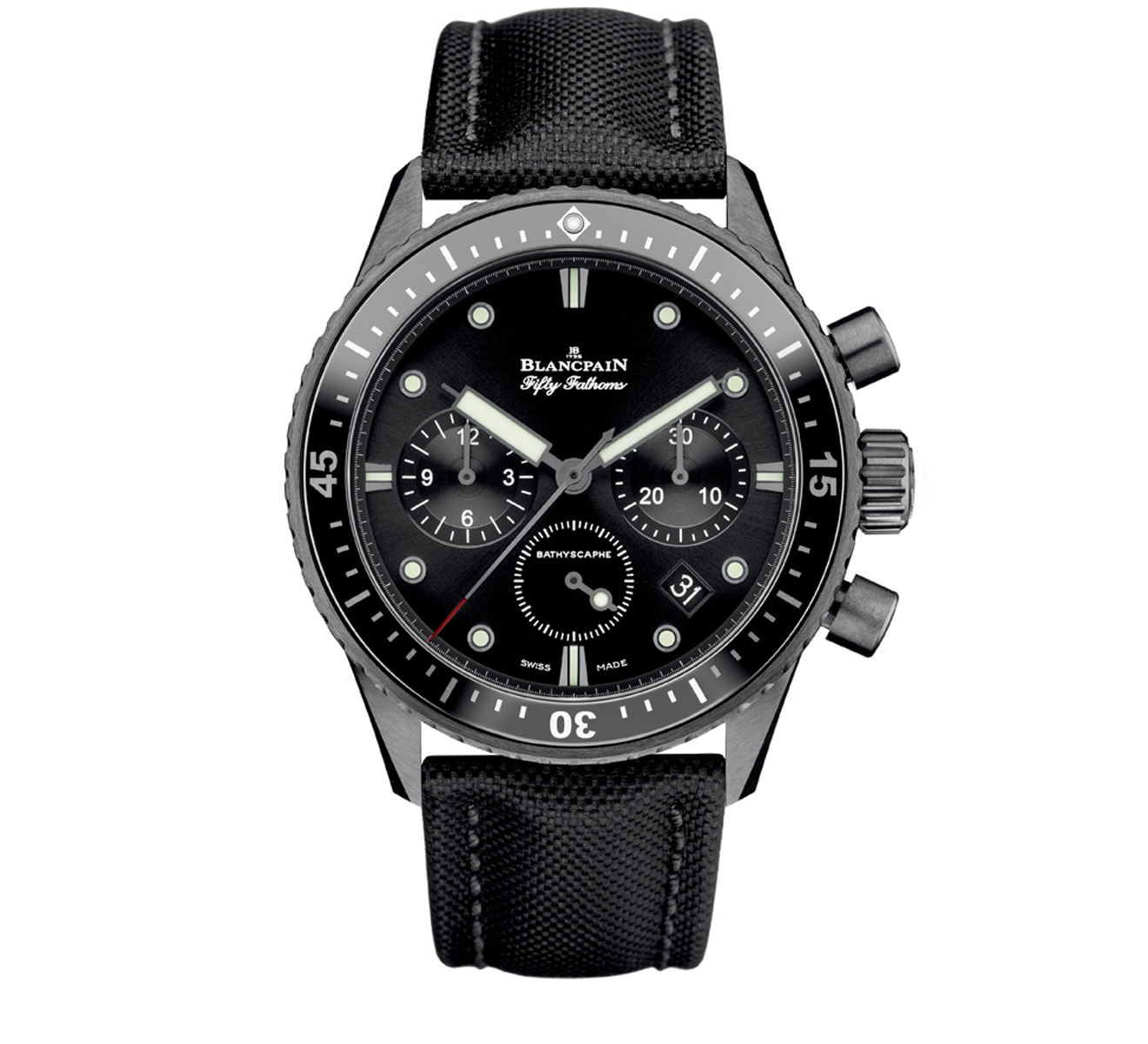 Bathyscaphe Chronographe Flyback Blancpain Fifty Fathoms 5200