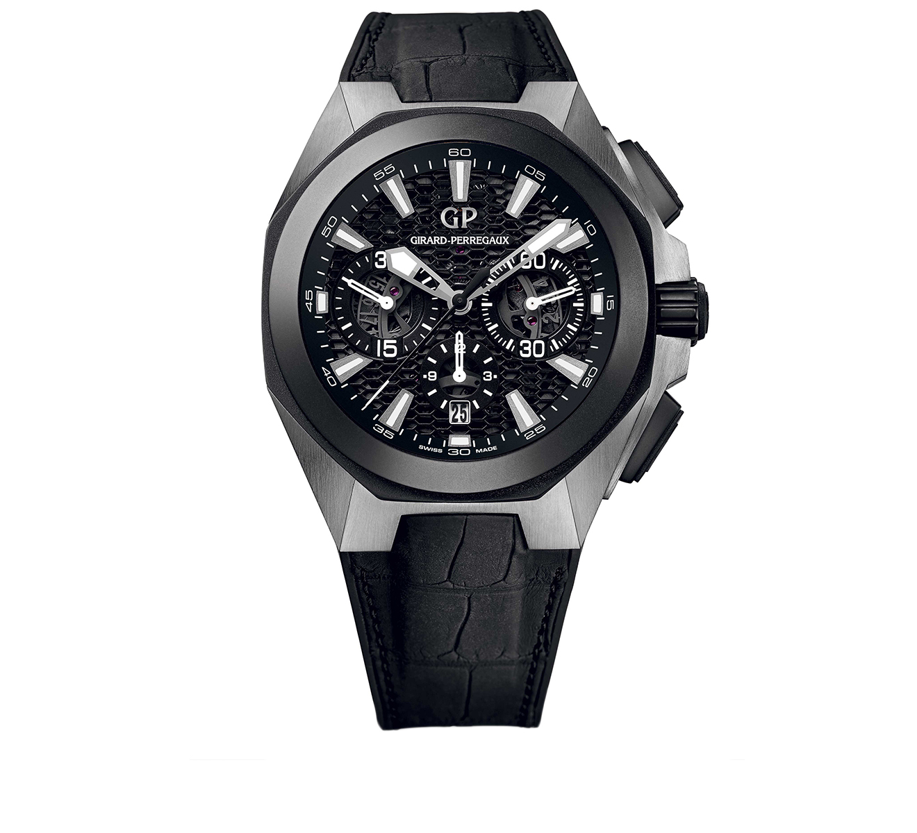 Titanium Ceramic Black Chrono GIRARD PERREGAUX Sea Hawk 49971