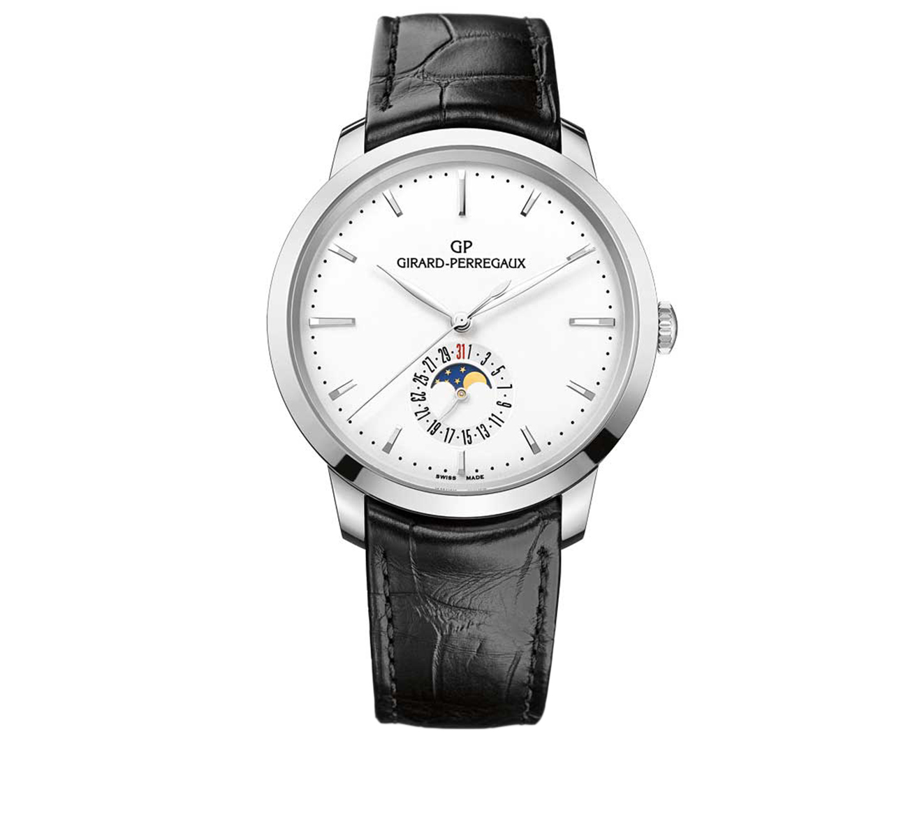 Steel Moon Phase White GIRARD PERREGAUX 1966 49545 11 131