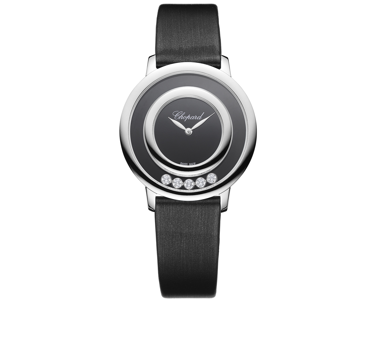 Happy Diamonds Icons Round Onyx Chopard Happy Diamonds 209429