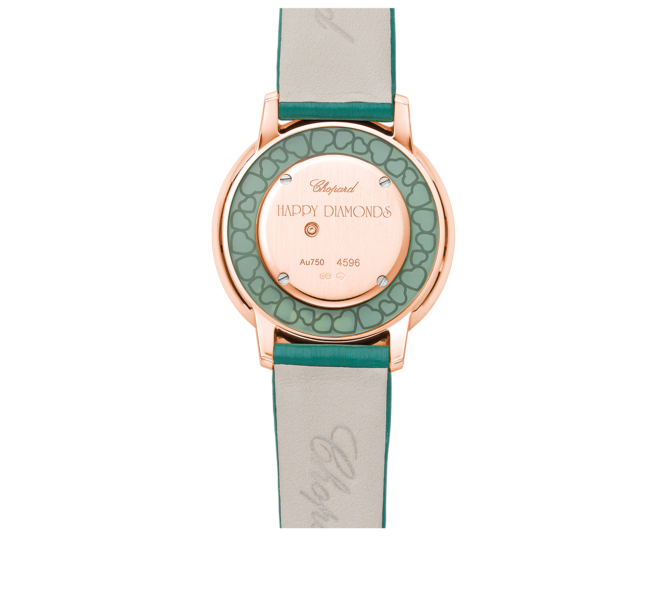 Happy Diamonds Icons Round Green Agate Chopard Happy Diamonds