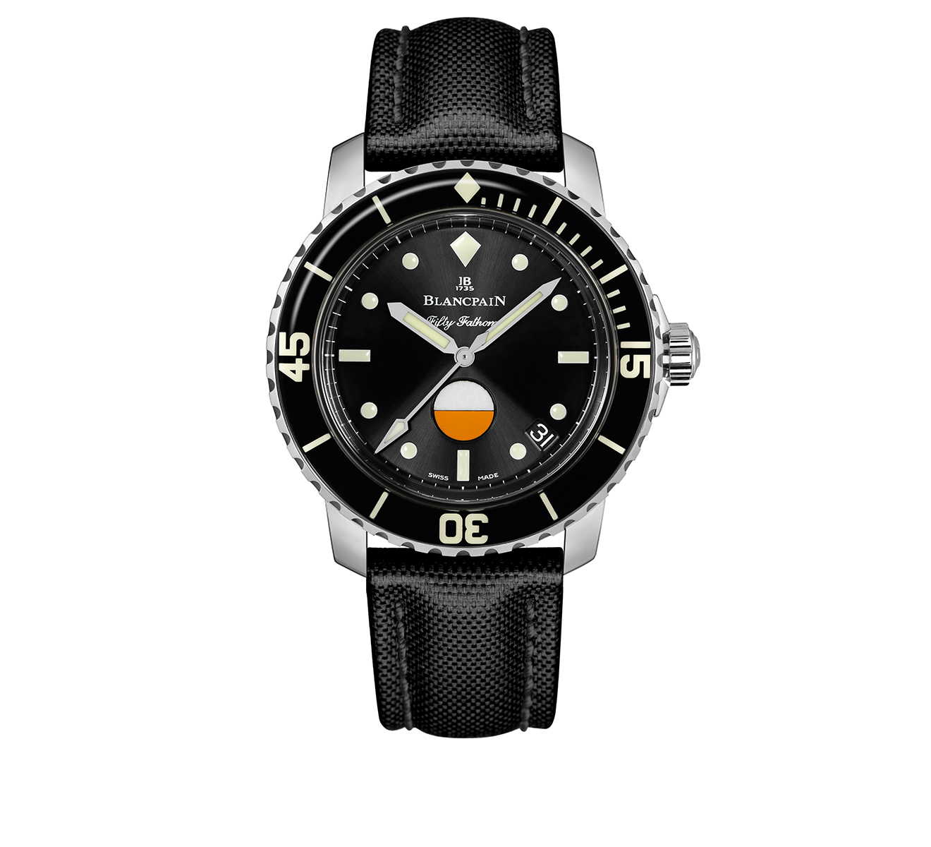 Часы Automatique Blancpain Fifty Fathoms 5008 1130 B52A, 40,3 мм, сталь ...