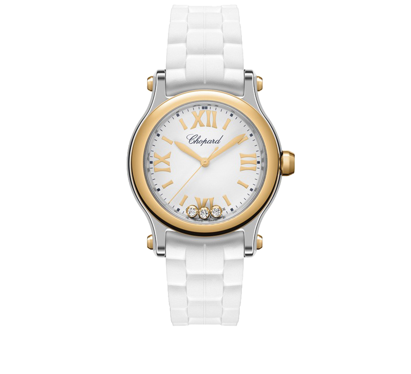 Happy Sport Steel Rose Gold White Chopard Happy Sport 278590