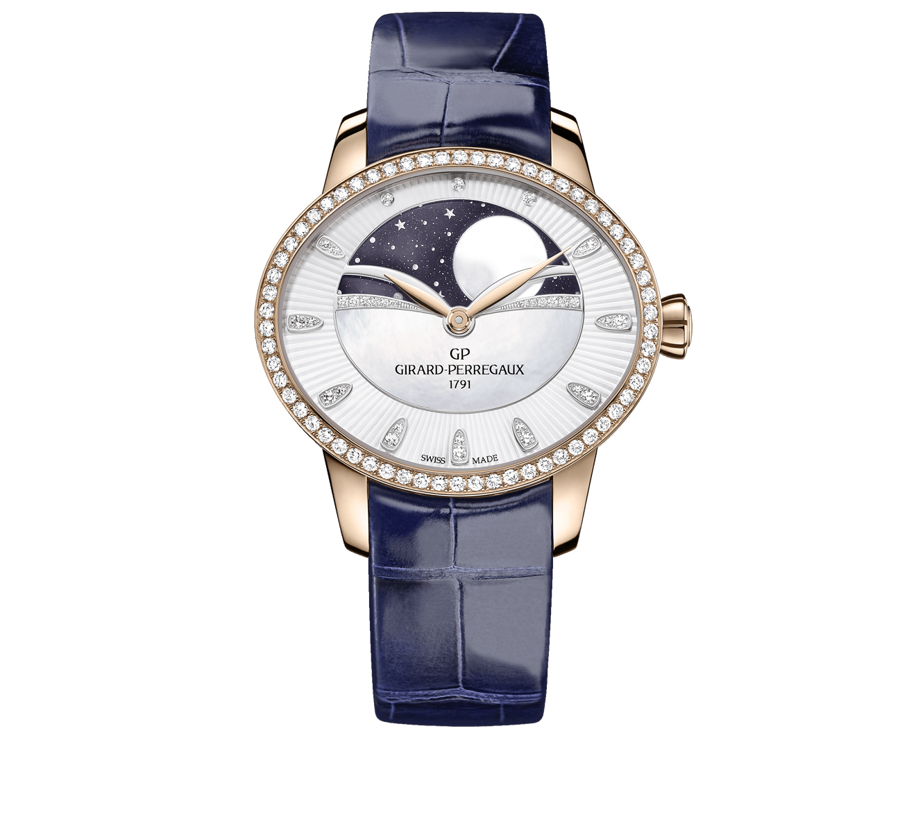 Celestial GIRARD PERREGAUX Cat s Eye 80496D52A751 CK4A 35