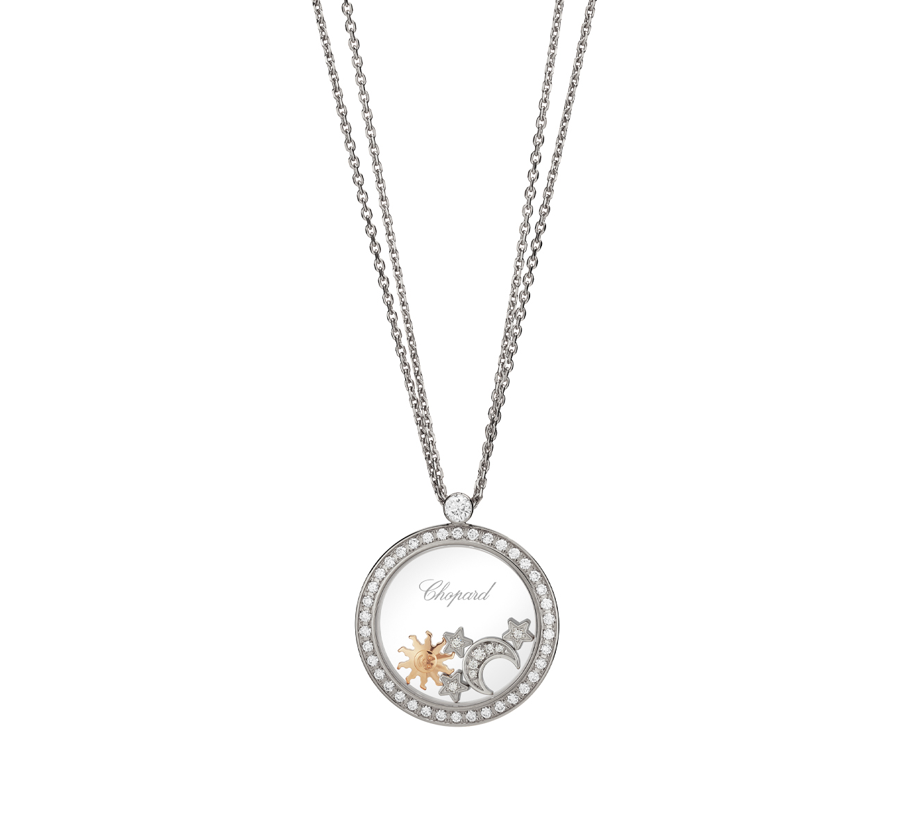 Icons Moon Stars Chopard Happy Diamonds 799450 1401 Mercury