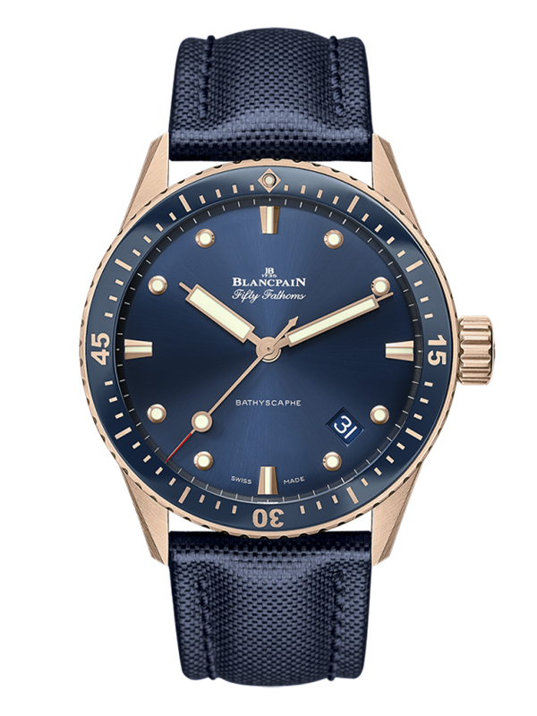 Fifty Fathoms Bathyscaphe Blancpain Fifty Fathoms 5000 36S40 O52A 43 Mercury