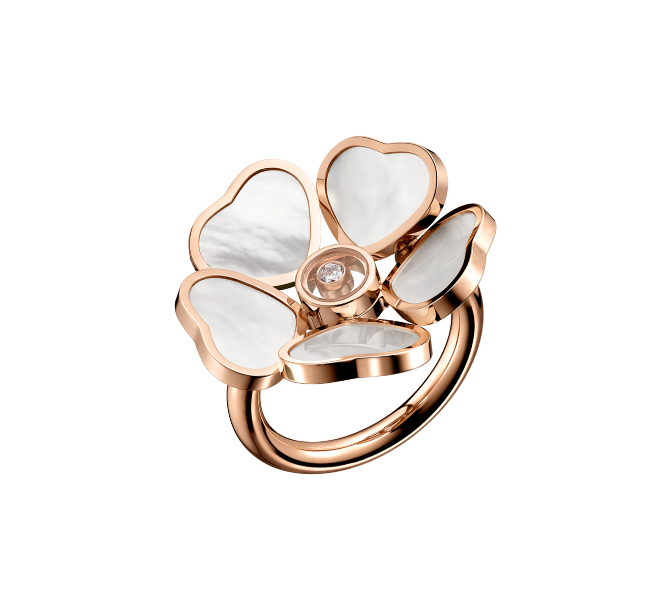 Chopard rose gold ring best sale