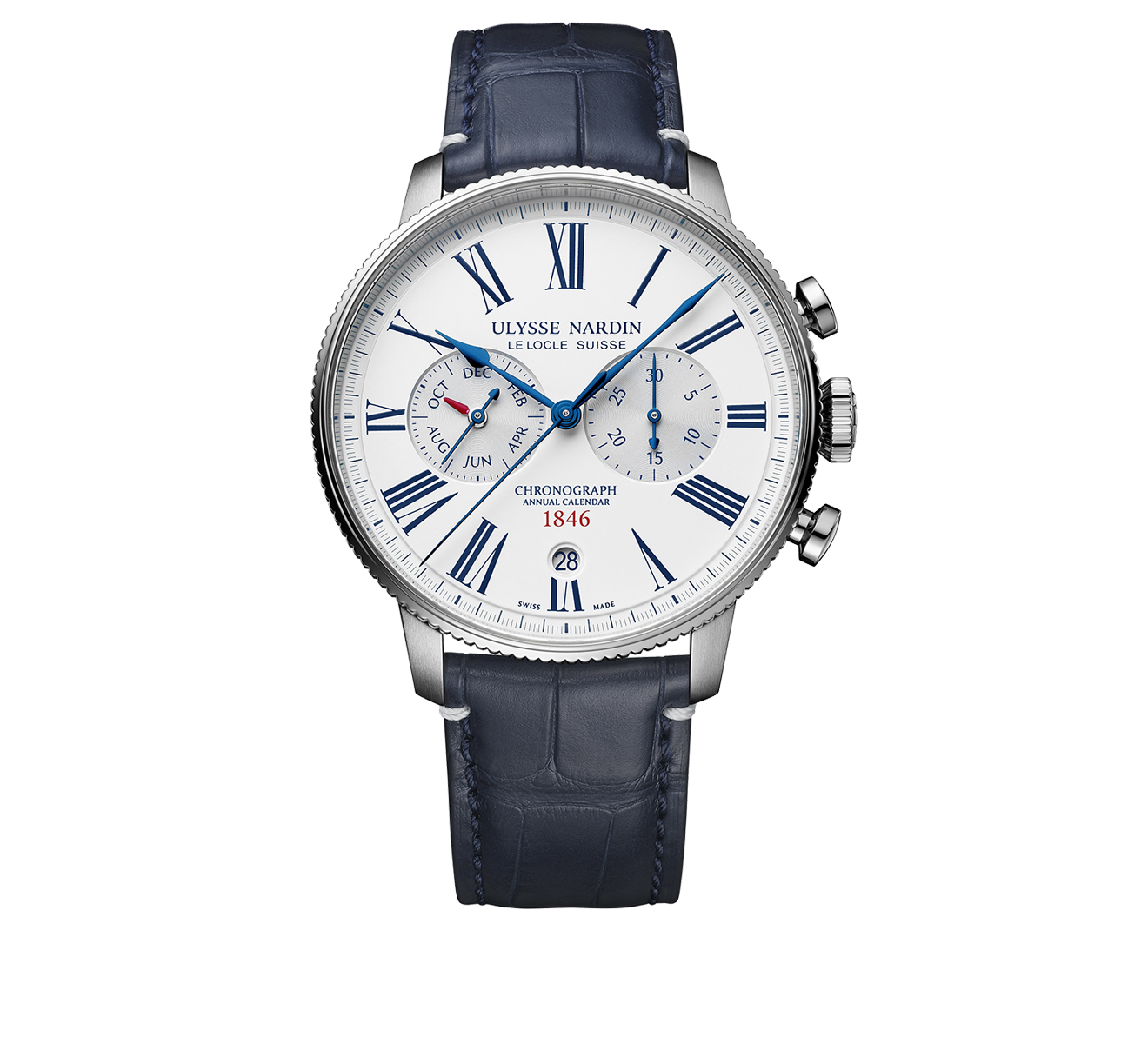 Marine Torpilleur Chronograph Annual Calendare Ulysse Nardin