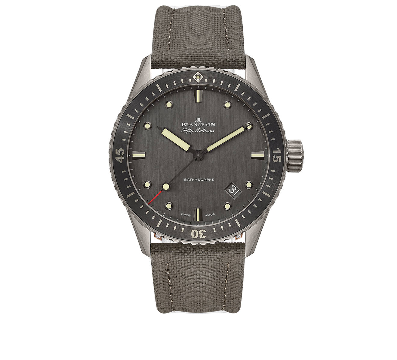 Bathyscaphe Blancpain Fifty Fathoms 5000 1210 G52A 43