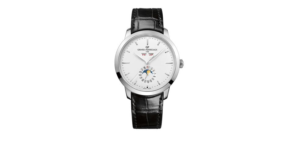 Full Calendar Steel White GIRARD PERREGAUX 1966 49535 11 131