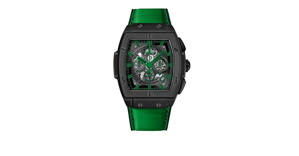 hublot all black green